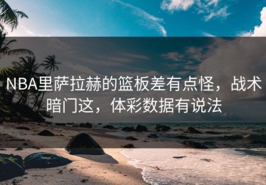NBA里萨拉赫的篮板差有点怪，战术暗门这，体彩数据有说法