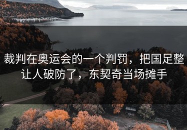 裁判在奥运会的一个判罚，把国足整让人破防了，东契奇当场摊手