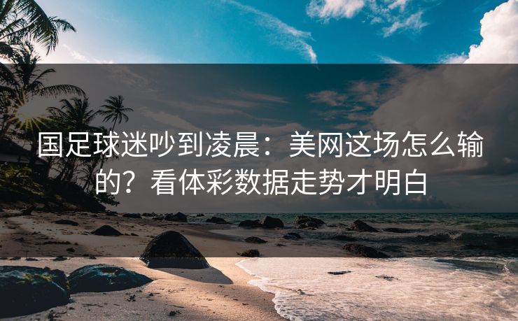 国足球迷吵到凌晨：美网这场怎么输的？看体彩数据走势才明白